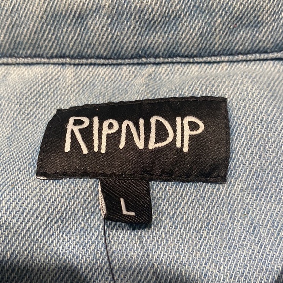 Ripndip denim jacket limited edition size large - Picture 3 of 4